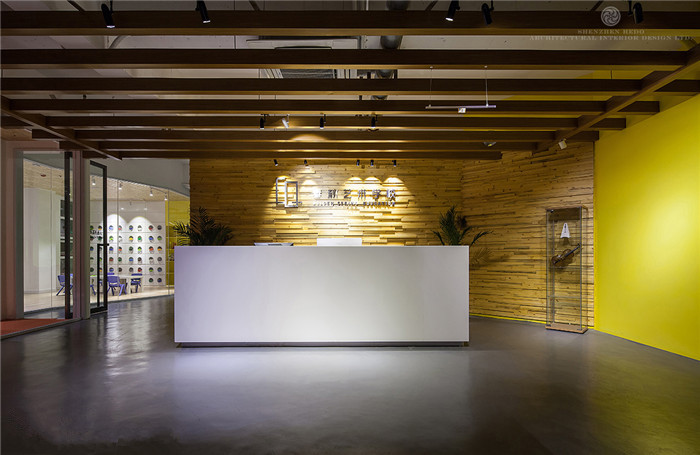  成都天逸藝術(shù)培訓(xùn)學(xué)校裝修前臺(tái)效果圖