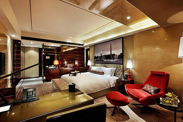 精品商務(wù)酒店客房布局