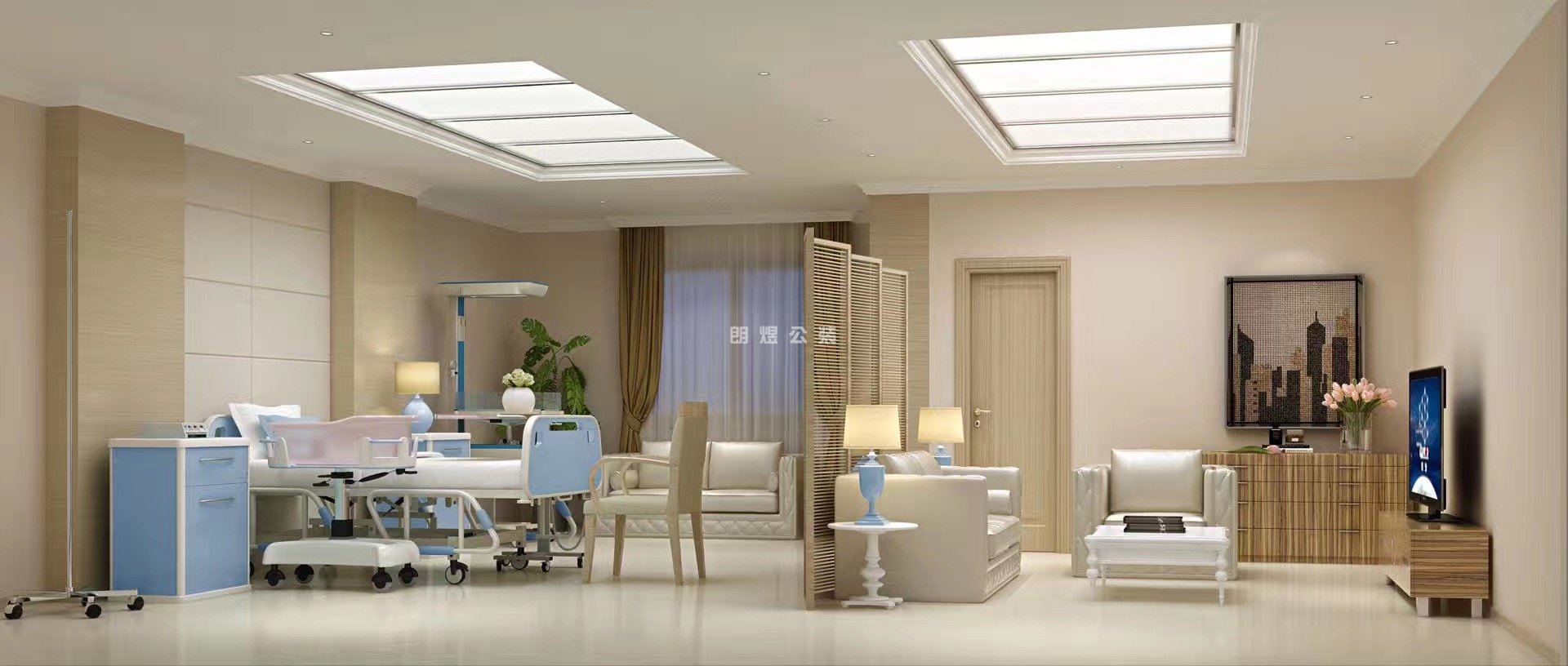 高端婦產(chǎn)醫(yī)院手術室設計裝修效果圖