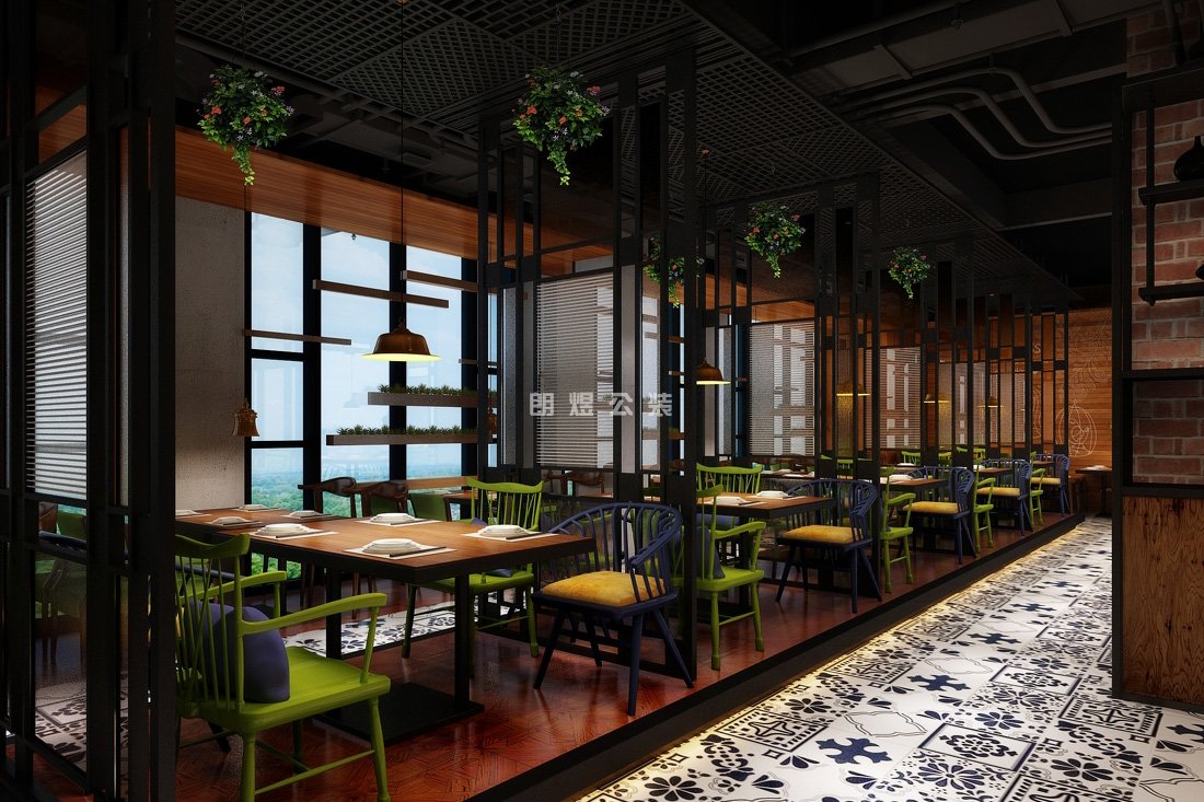 工業(yè)風(fēng)小型餐館裝修風(fēng)格