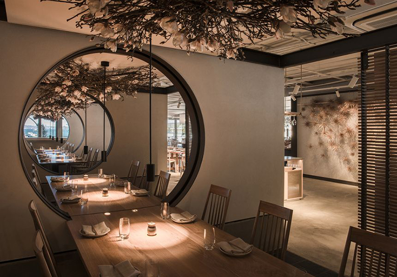 日式餐廳裝修風格效果圖