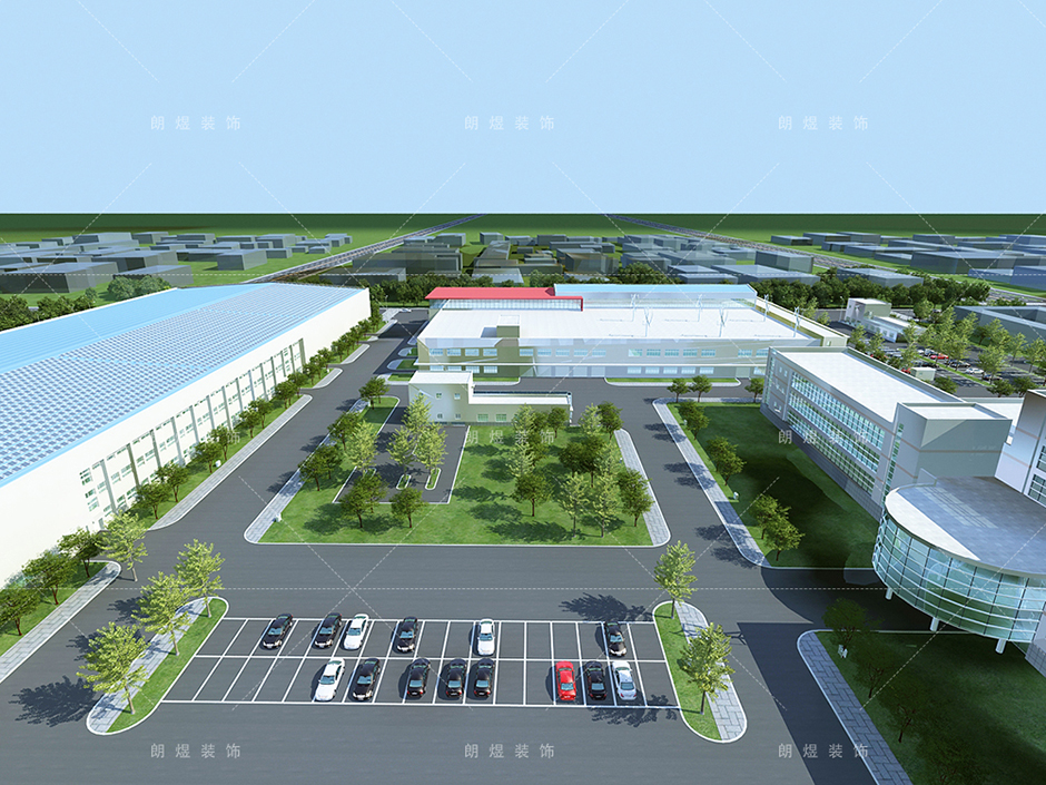 工業(yè)園區(qū)標(biāo)準(zhǔn)廠(chǎng)房裝修效果圖