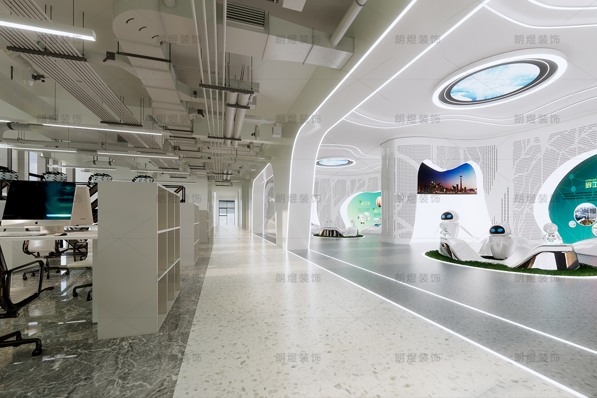 四川溉亞科技公司成都辦公室裝修設(shè)計(jì)效果圖