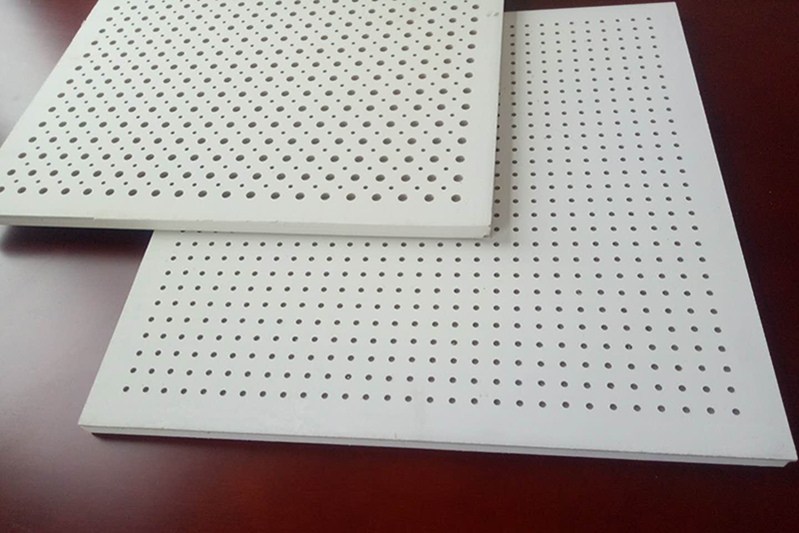 辦公室裝修使用玻纖巖棉吸聲板