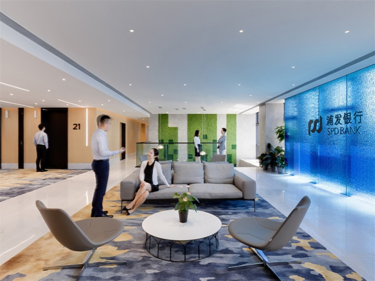 銀行辦公大廳裝修效果圖