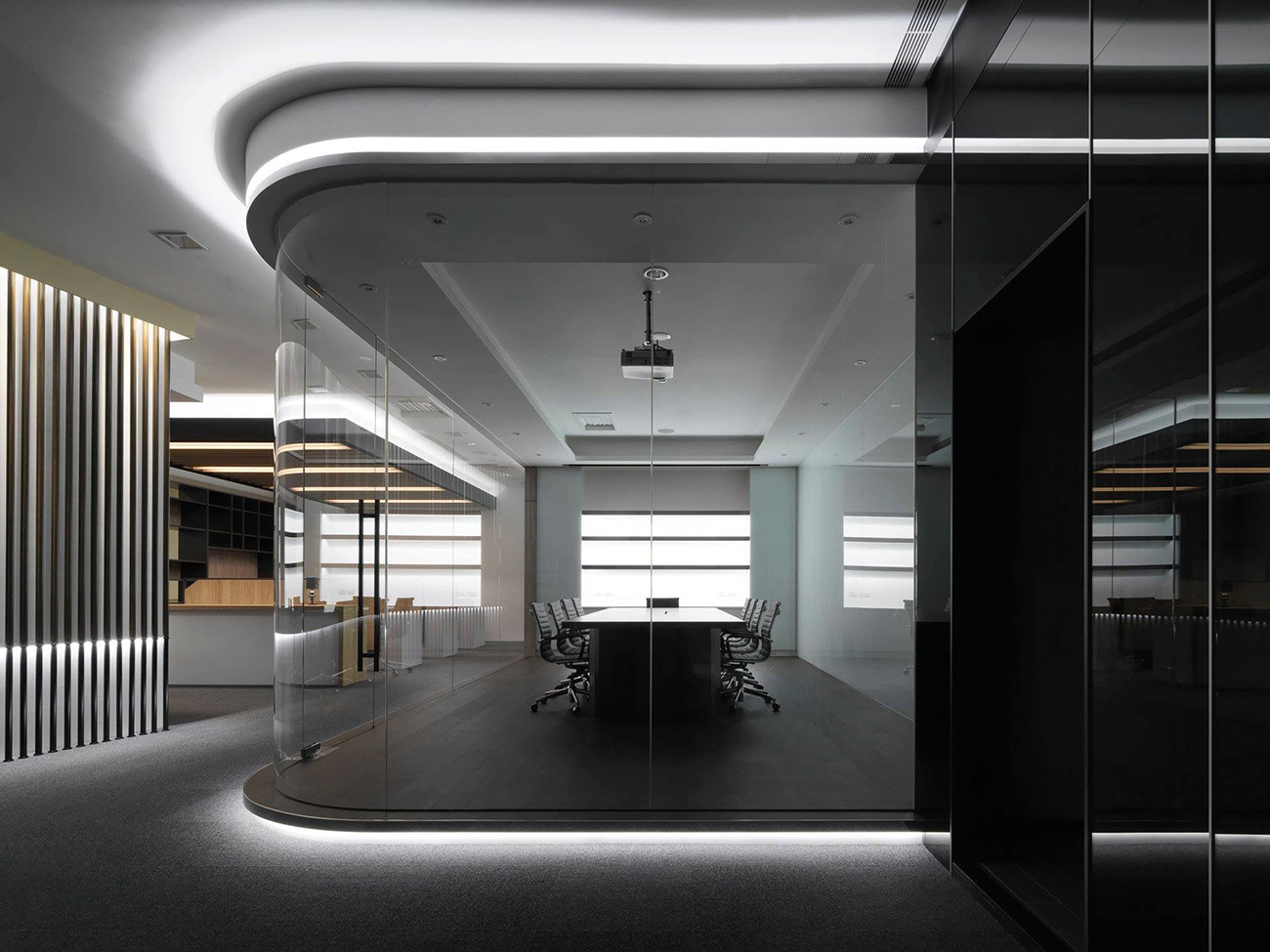 1000平寫字間辦公室裝修設(shè)計圖