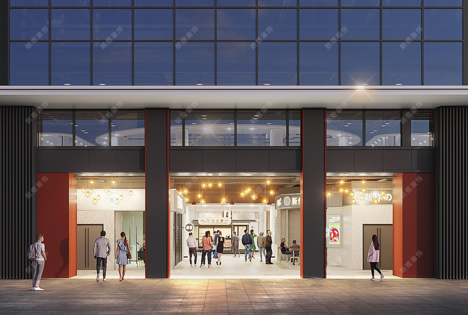 成都綜合購物商場(chǎng)裝修設(shè)計(jì)效果圖