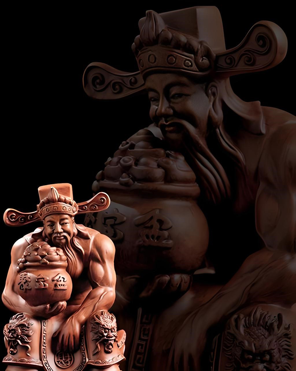 辦公室財(cái)神擺放