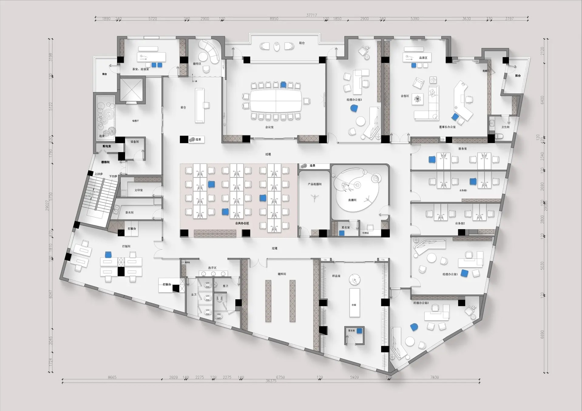 辦公室平面動線設(shè)計