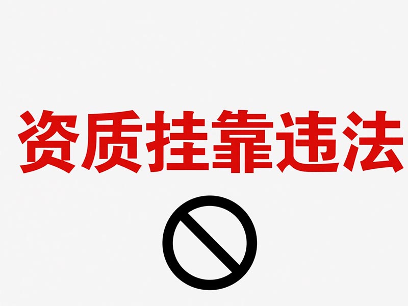 資質(zhì)掛靠屬于違法行為